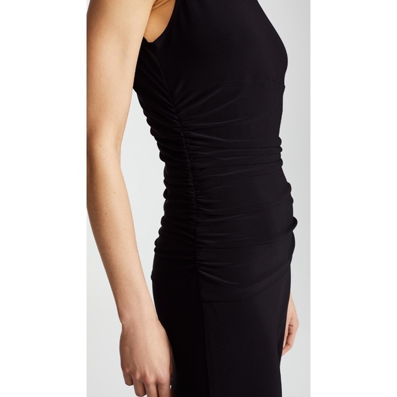 NORMA KAMALI Black Kamali Kulture Shirred Waist Jumpsuit - Picture 5 of 9